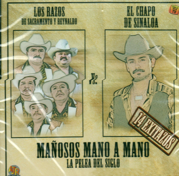 Razos vs. Chapo De Sinaloa (CD Manosos Mano A Mano) AJR-40331 OB