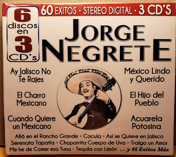 Jorge Negrete (3CD 60 Exitos) Cro3c-80009