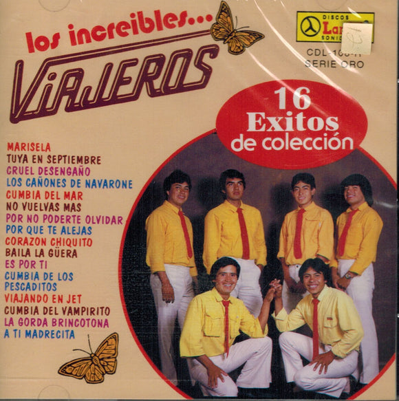 Increibles Viajeros (CD 16 Exitos De Coleccion) CDL-108R OB