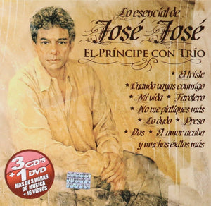 Jose Jose (3CD-DVD Lo Esencial de: El Principe Con Trio) SMEM-34752 MX