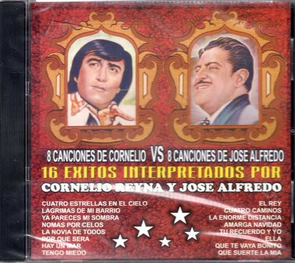 Cornelio Reyna Y Jose Alfredo (CD 16 Exitos Interpretados Por) Powe-897813000408