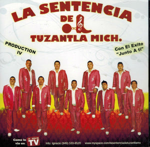 Sentencia De Tuzantla, Michoacan (CD Junto a Ti) 824767464529 OB