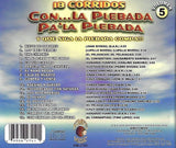 18 Corridos Con La Plebada (CD Vol#5 Pa'la Plebada) KM-2741 CH