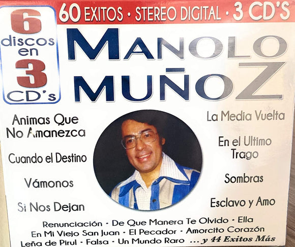 Manolo Munoz (3CD 60 Exitos de Orfeon) CRO3C-80038