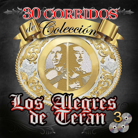 Alegres de Teran (3CD 30 Corridos De Coleccion) POWER-900465 OB