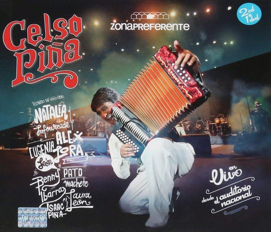 Celso Pina (2CDs+DVD Zona Preferente En Vivo Desde El Auditorio Nacion ...