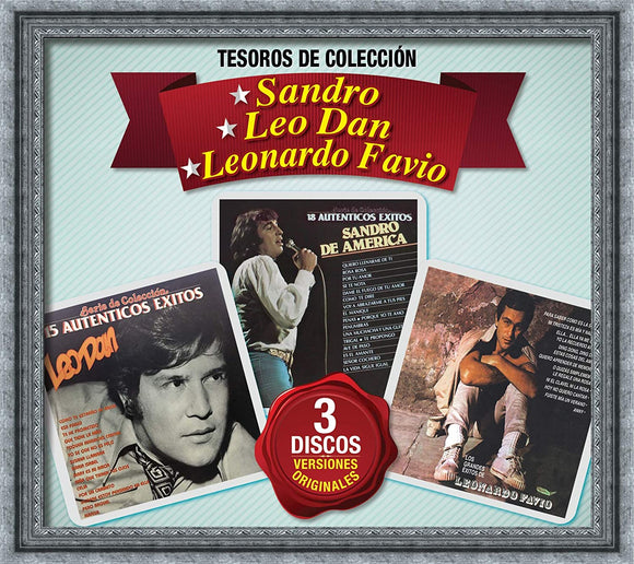 Sandro, Leo Dan, Leonardo Favio (3CD Tesoros de Coleccion) 94239