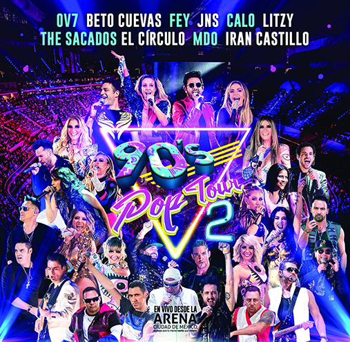 90's Pop Tour#2 (Varios Artistas En Vivo Desde La Arena Mexico 2CD+DVD) Sony-585156