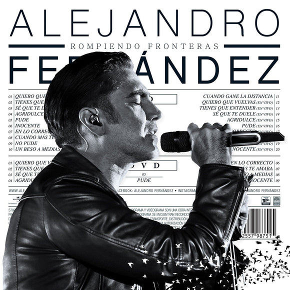 Alejandro Fernandez (CD-DVD Rompiendo Fronteras) Universal-572614 N/AZ