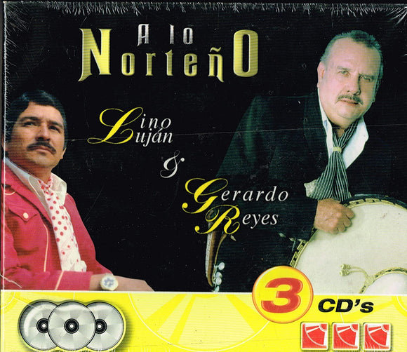 Lino Lujan-Gerardo Reyes (3CD A Lo Norteno) IMWA-2702 OB N/AZ