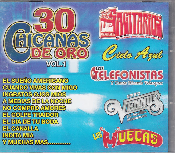 30 Chicanas de Oro Vol#1 (CD Varios Grupos) DBCD-1052 OB N/AZ