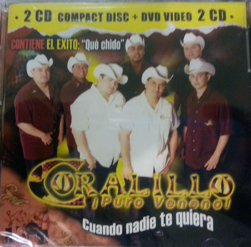 Coralillo (Cuando Nadie te Quiera CD+DVD) 801472689102 n/az