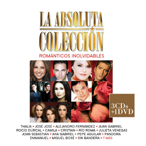Absoluta Coleccion (Romanticos Inolvidables 3CDs+DVD) 888750617422
