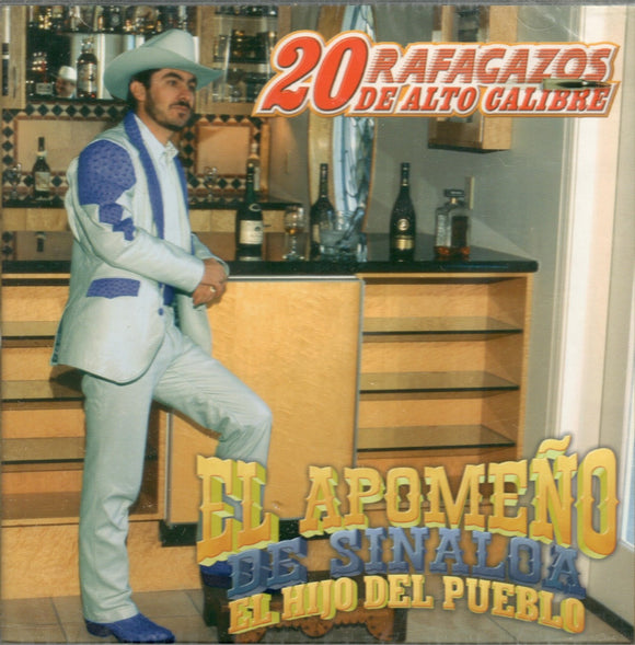 Apomeno De Sinaloa (CD 20 Rafagazos De Alto Calibre) PRCD-023