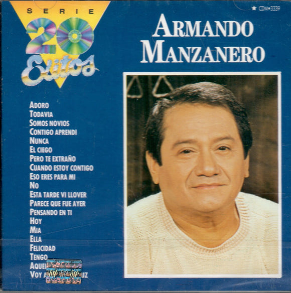 Armando Manzanero (CD 20 Exitos) CDM-3339 OB N/AZ