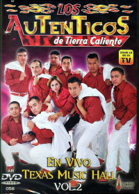 Autenticos De Tierra Caliente (DVD En Vivo Texas Hall Volumen 2) ARDVD-058