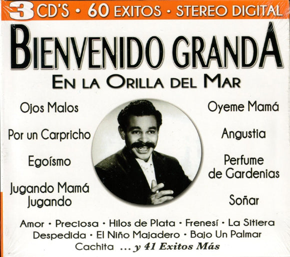 Bienvenido Granda (3CD 60 Exitos, En La Orilla Del Mar) Cro3c-80069 MX