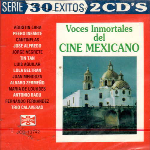 Voces Inmortales Del Cine Mexicano (Varios Artistas, 2CD) Jcd-3742