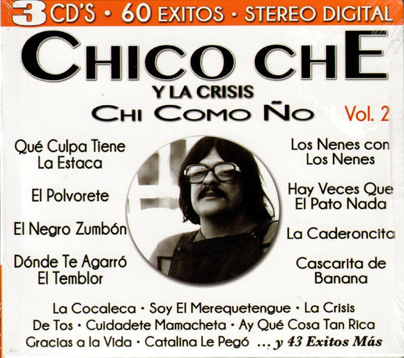 Chico Che/Crisis (3CD Vol#2 60 Exitos) Cro3c-80062 MX
