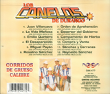 Canelos De Durango (CD Corridos de Grueso Calibre) CAN-477 CH