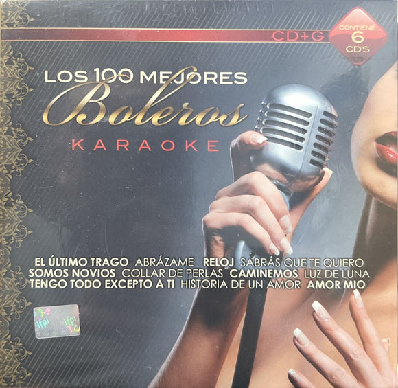 Karaoke (6CD Los 100 Mejores Boleros) IM-103039