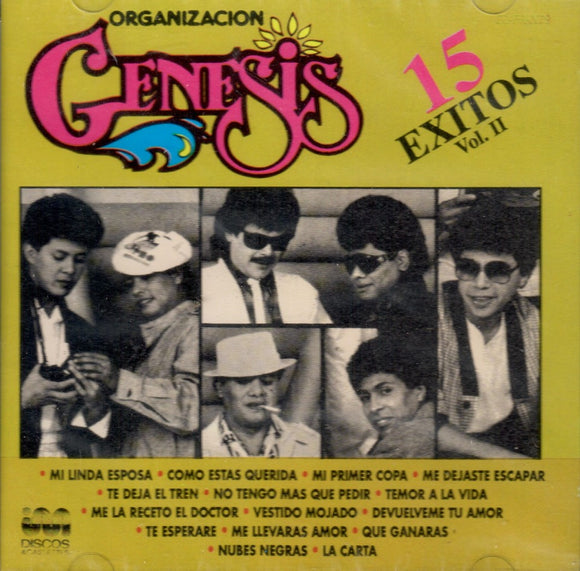 Organizacion Genesis (CD Vol#2 15 Exitos) GR-9154 n/az