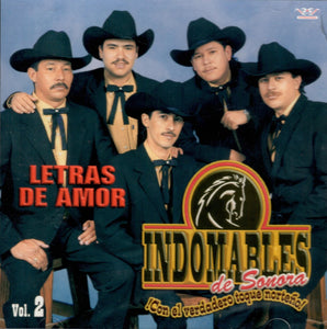 Indomables de Sonora (CD Vol#2 Letras de Amor) CAN-576 CH