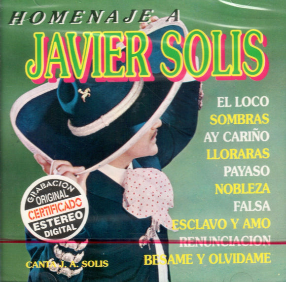 J. A. Solis (Cd Homenaje A Javier Solis) Cdn-13494