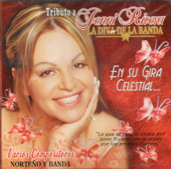 Jenni Rivera (CD Tributo A La Diva De La Banda Varios) Can-1051 CH N/AZ