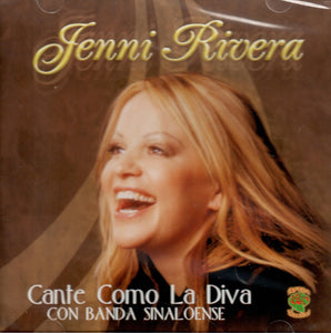 Cante Como La Diva Jenni Rivera (CD Pistas Con Banda Sinaloense) AM-180 CH N/AZ