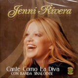 Cante Como La Diva Jenni Rivera (CD Pistas Con Banda Sinaloense) AM-180 CH N/AZ