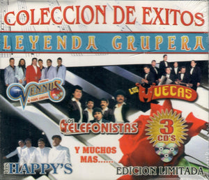 Leyenda Grupera (3CD Vennus, Muecas, Miramar, Etc.) 3DBCD-532 OB