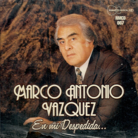 Marco Antonio Vazquez (CD En Mi Despedida ) RMCD-007 Ob