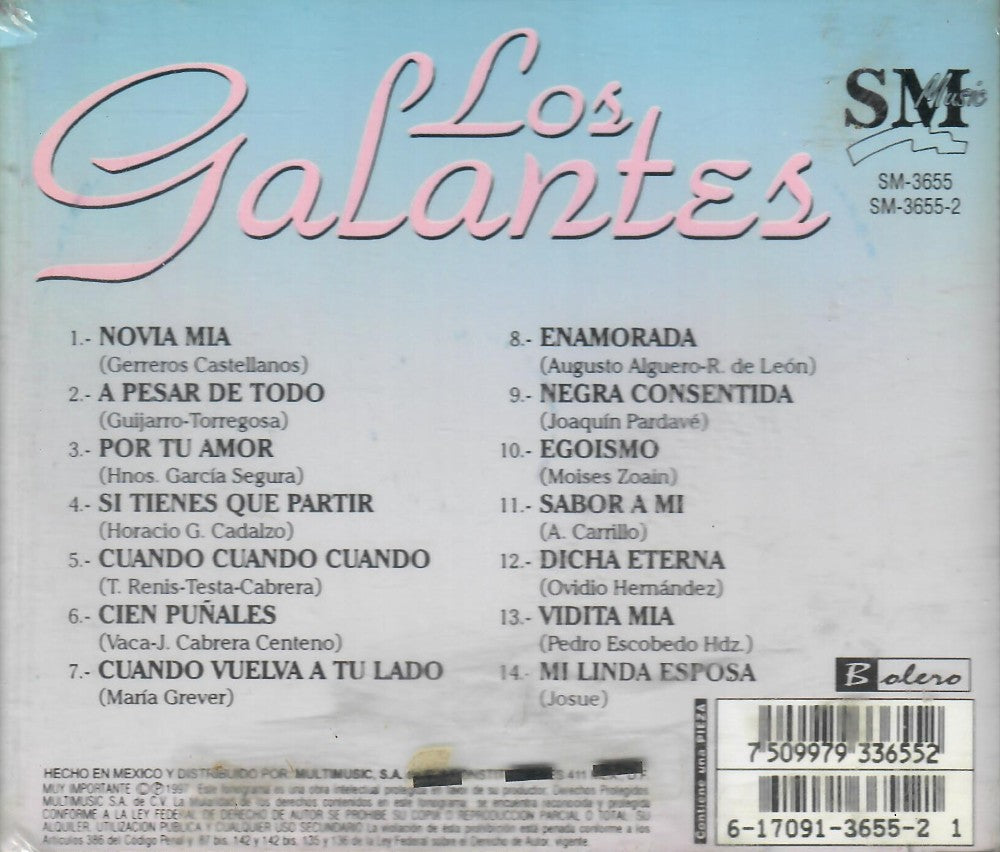 Galantes, Trio Los (CD Mi Linda Esposa) SM-3655 OB – Musica Tierra Caliente