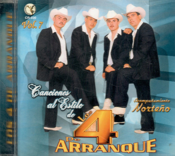4 De Arranque (CD Vol#7 Canciones Al Estilo de:) CR-030 OB