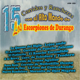 Escorpiones De Durango (CD 15 Corridos y Rancheras) ARM-2093 OB