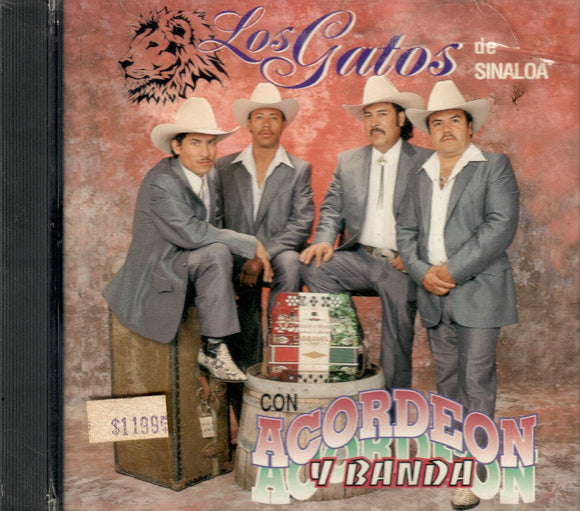 Gatos De Sinaloa (CD Con Acordeon Y Banda) ERCD-4003 OB N/AZ