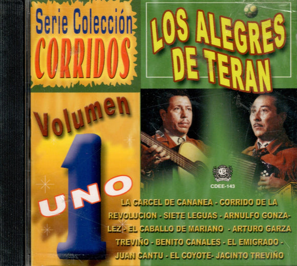 Alegres De Teran (CD Vol#1 Coleccion de Corridos) Cdee-143 ob