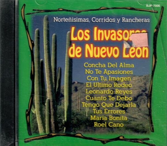 Invasores de Nuevo Leon (CD Nortenisimas, Corridos y Rancheras) BJR-7006 OB N/AZ