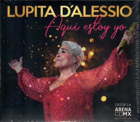 Lupita D'Alessio (2CD-DVD Aqui Estoy Yo, Desde La Arena CDMX) ORFE-0520