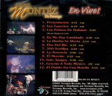 Montez de Durango (CD En Vivo) TR-0915 OB