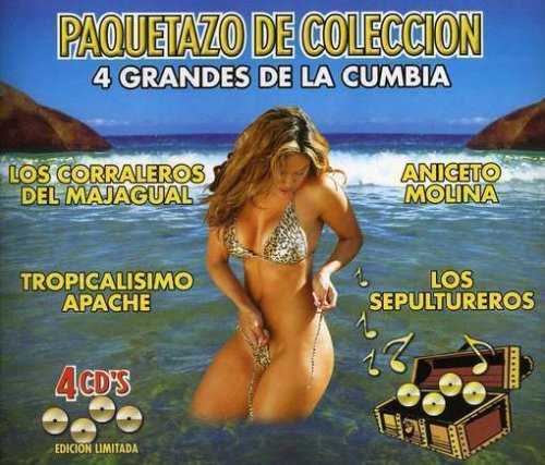 4 Grandes la Cumbia (3CD Paquetazo De Coleccion) ZR-222 OB N/AZ