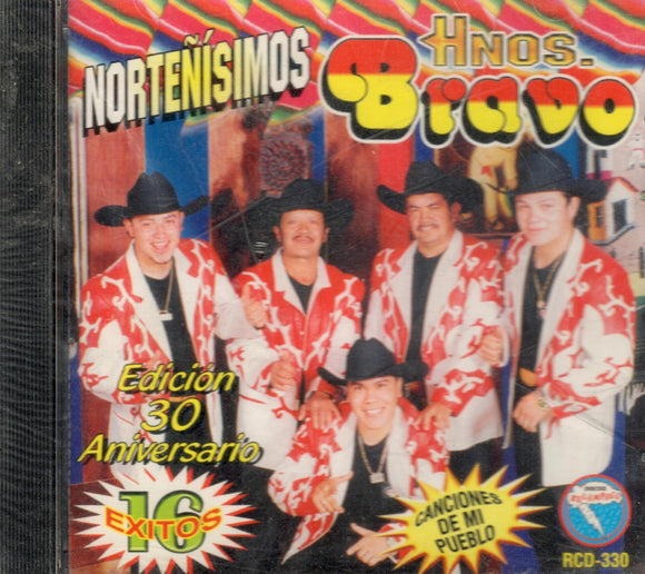 Hermanos Bravo (CD 16 Exitos) RCD-330 OB N/AZ