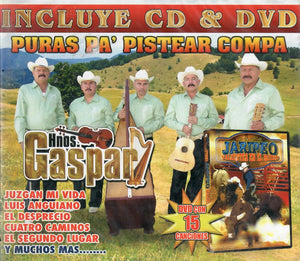 Gaspar Hermanos (CD-DVD Puras Pa'Pistear Compa) DBCD-647 OB N/AZ