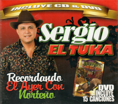 Sergio El Tuka (CD-DVD Recordando el Ayer con Norteno) Vecd-1792 ob n/az