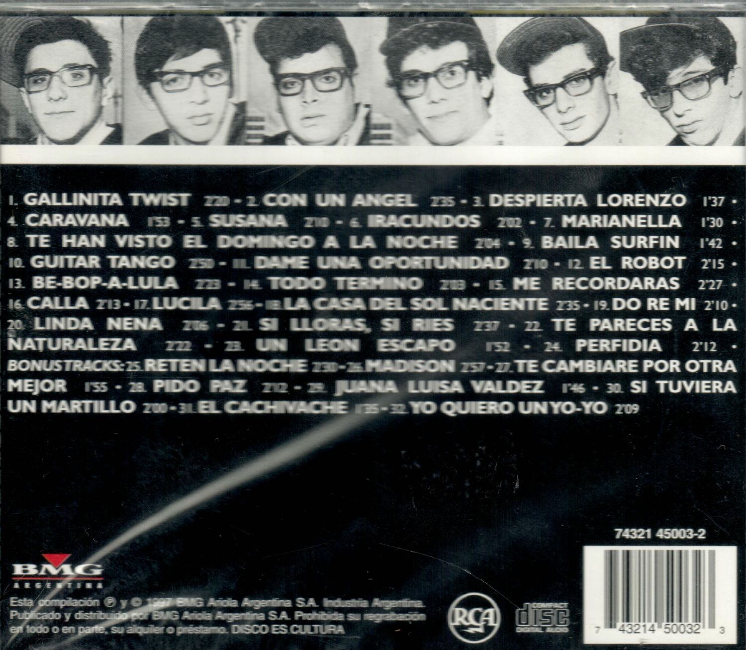 Iracundos (CD Vol#1 Discografia Completa ) RCA-743214500323 n/az ...