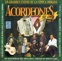 Acordeones De Oro (CD 18 Grandes Exitos De La Epoca Dorada Volumen 2) Dlv-3139728