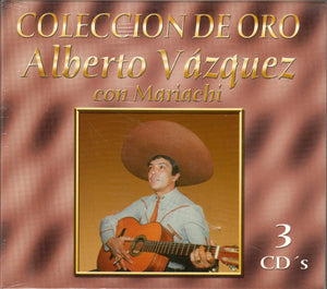 Alberto Vazquez (3CD Coleccion de Oro Mariachi) 3MCD-2812 OB