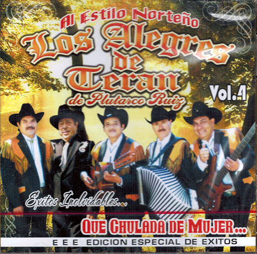 Alegres De Teran (CD Vol#1 Que Chulada De Mujer) Acuario-977 CH