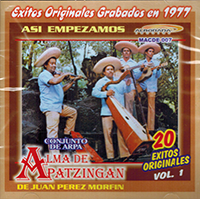 Alma De Apatzingan (CD 20 Exitos Originales Volumen 1) CDAR-007